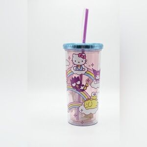 Sanrio Hello Kitty & Friends Rainbow 20oz Tumbler - Pink, Blue & Purple